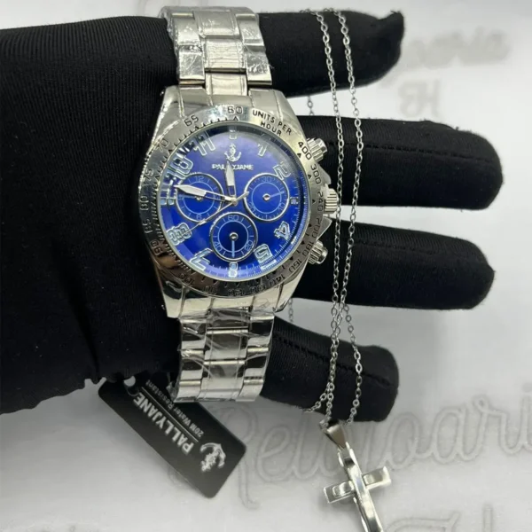 Relógio Masculino Pallyjane Daytona - A prova d'água + Cordão