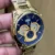 Dourado com Azul