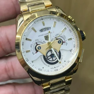 Tag Heuer Grand Carrera LS – Prime Itália Dourado e Branco